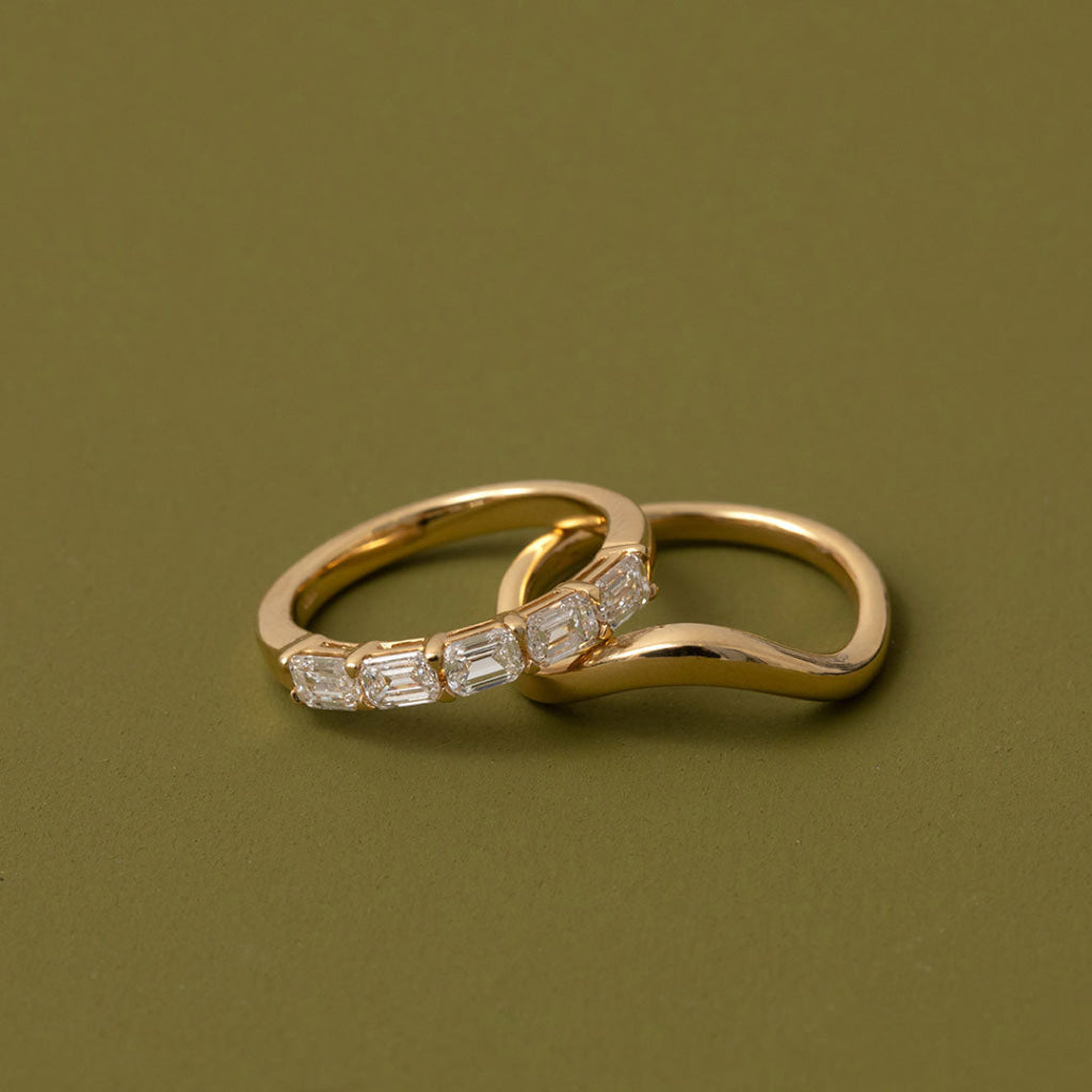AIDA 1ct | Lab Grown Diamond Wedding Ring in 18ct Gold