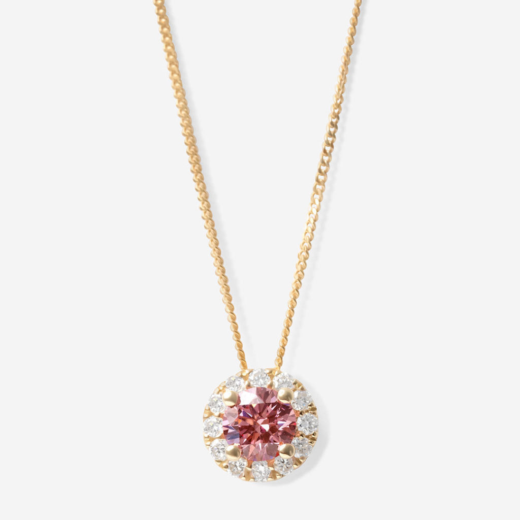 Afric | 9ct Gold Lab Diamond Necklace - Necklace