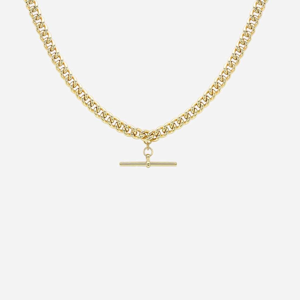 Missoma + Gold T Bar Chain Necklace