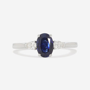 ALMA | Sapphire & Diamond Ring
