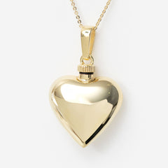 Always With You Heart Cremation Necklace | 9ct Gold