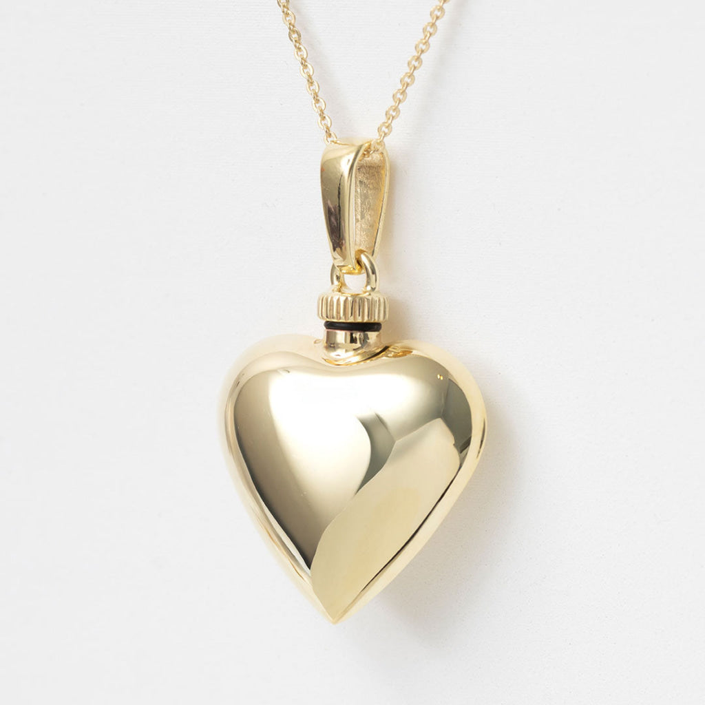 Always With You Heart Cremation Necklace | 9ct Gold