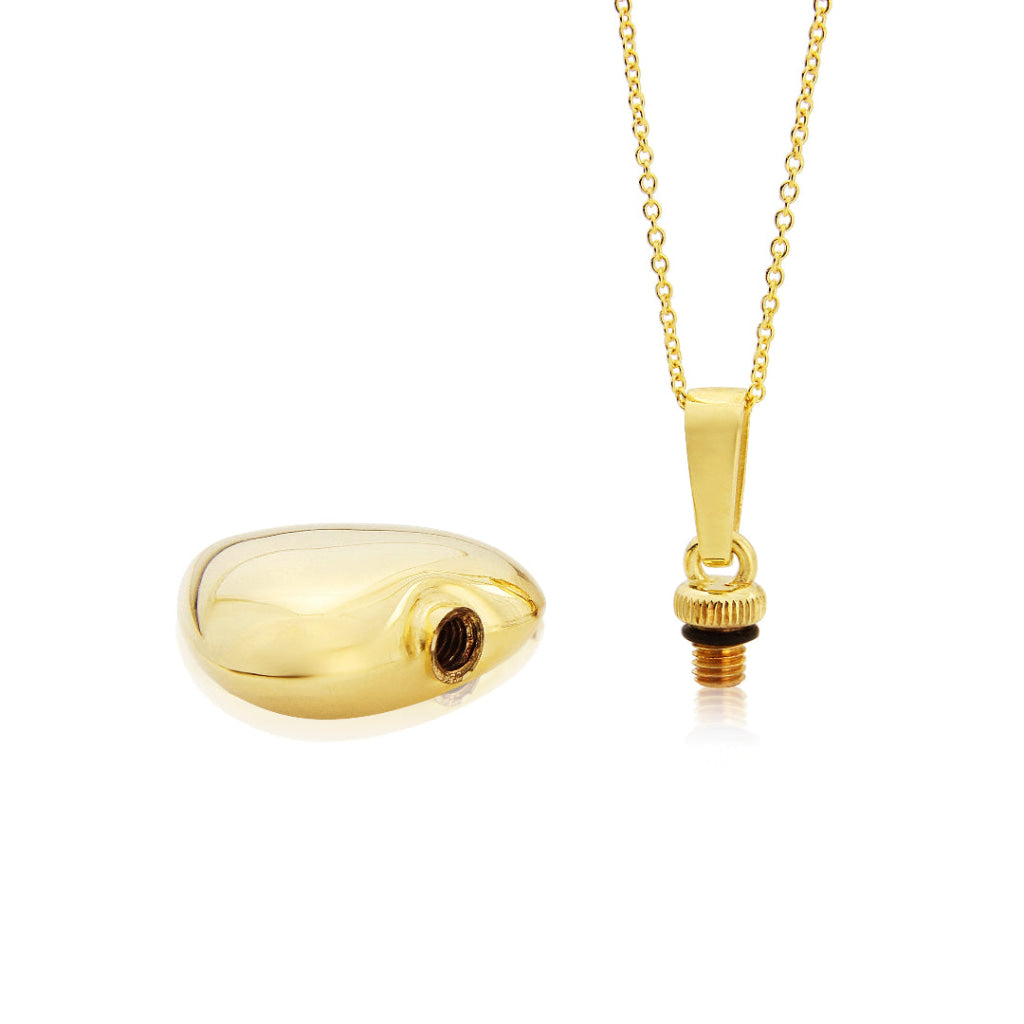 Always With You Heart Cremation Necklace | 9ct Gold