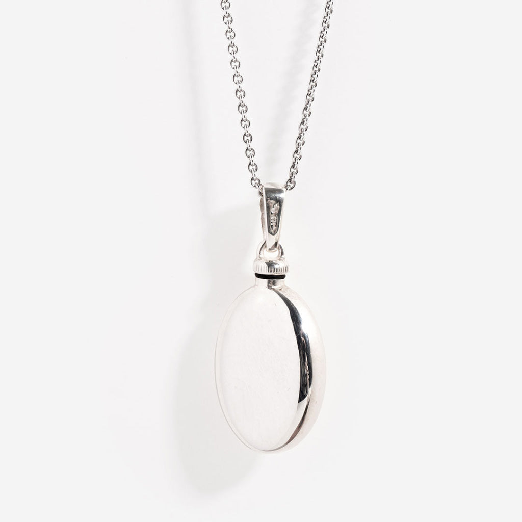 Always with you Oval Necklace | Sterling Silver - Necklace