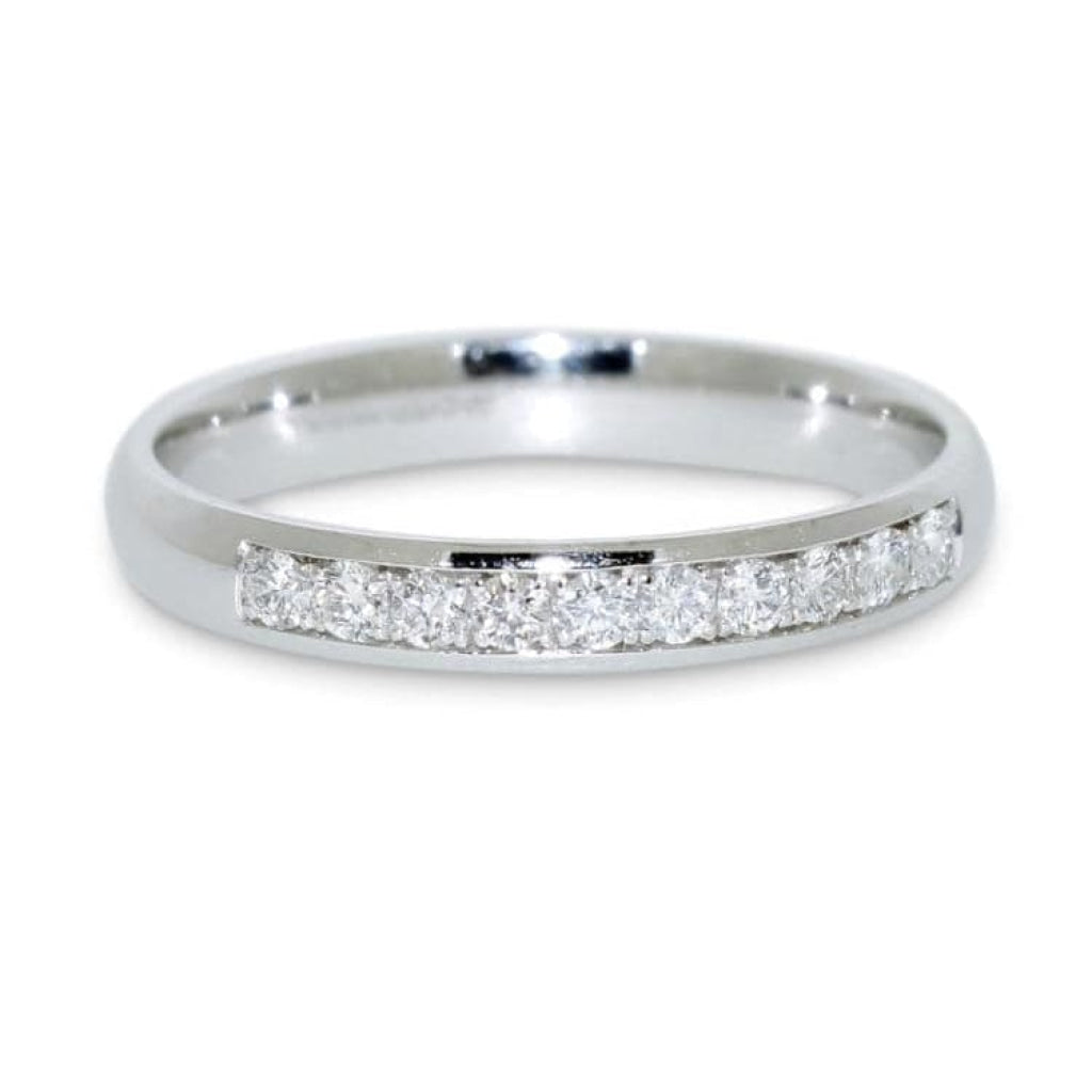 Diamond Wedding Ring | 18ct White Gold - Gear Jewellers Dublin 
