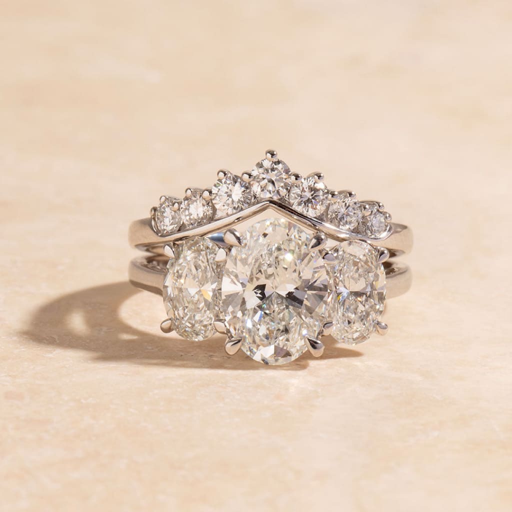 AMOUR Platinum 3.40ct | Diamond Engagement Ring Lab Grown