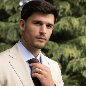 ANAM CARA | Men's Wedding Ring in 9ct Gold