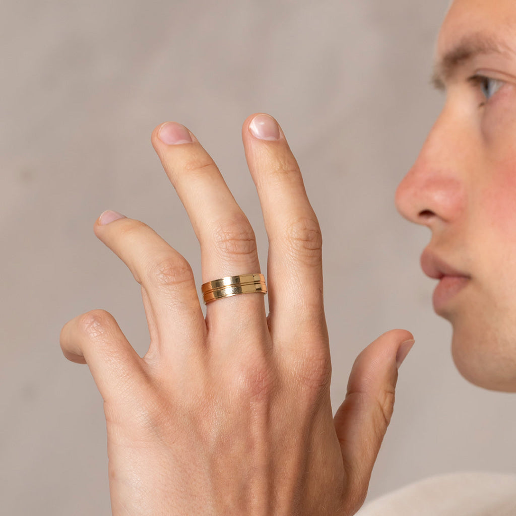 ANDERSON 6mm | Men’s Wedding Ring in 9ct Gold - Rings