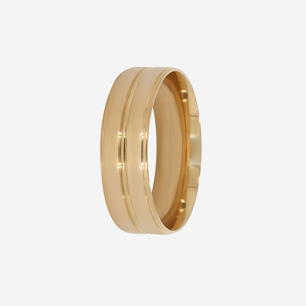 gents yellow gold wedding ring