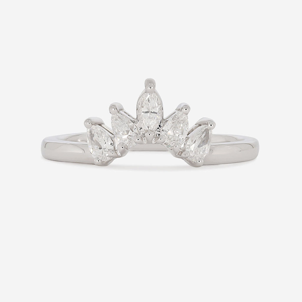 ANNA - Platinum | Diamond Wedding Ring Lab Grown - Rings