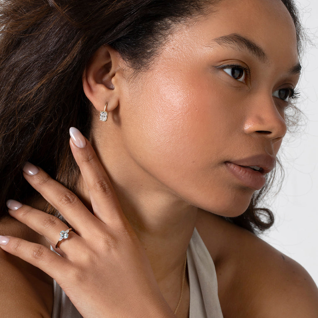 AOKI | Aquamarine & Diamond Ring - Rings