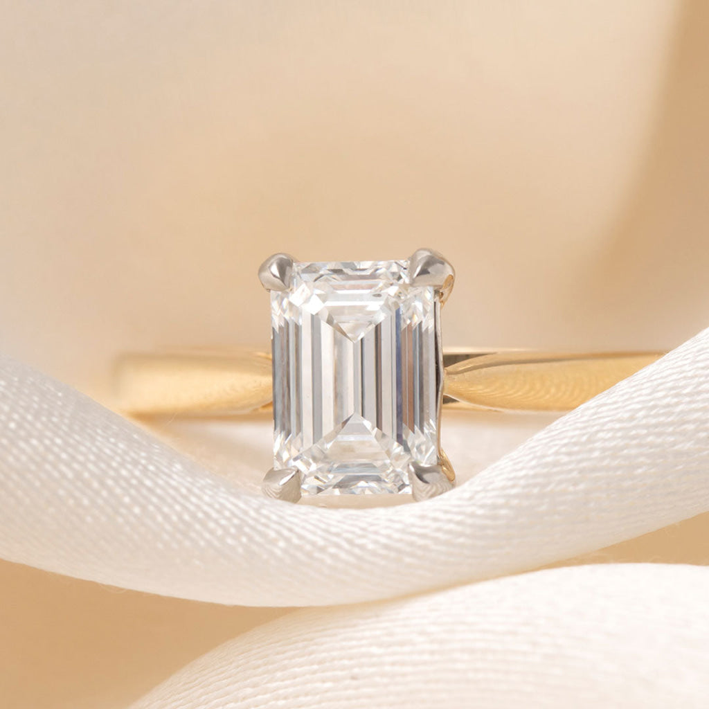 APOLLO 1.50ct | Emerald Cut Solitaire Lab Grown Diamond
