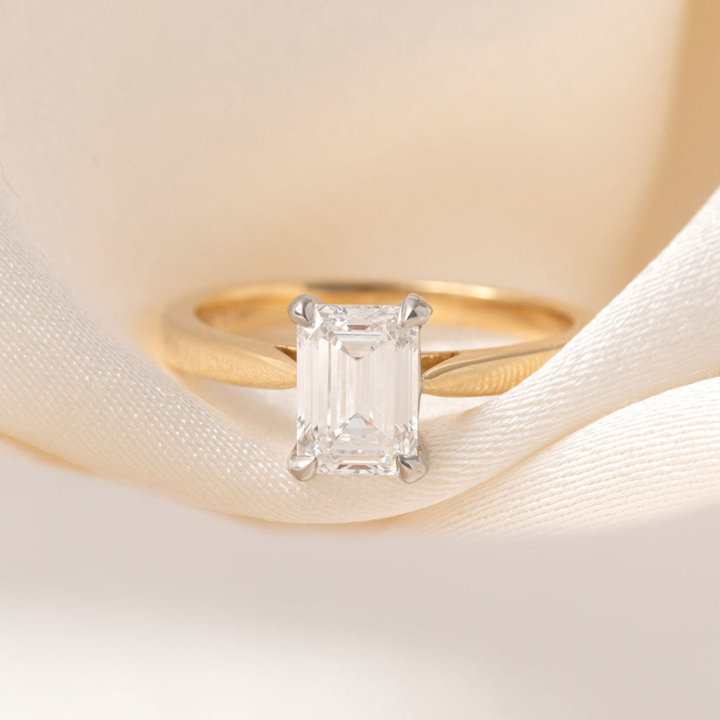 APOLLO 1.50ct | Emerald Cut Solitaire Lab Grown Diamond