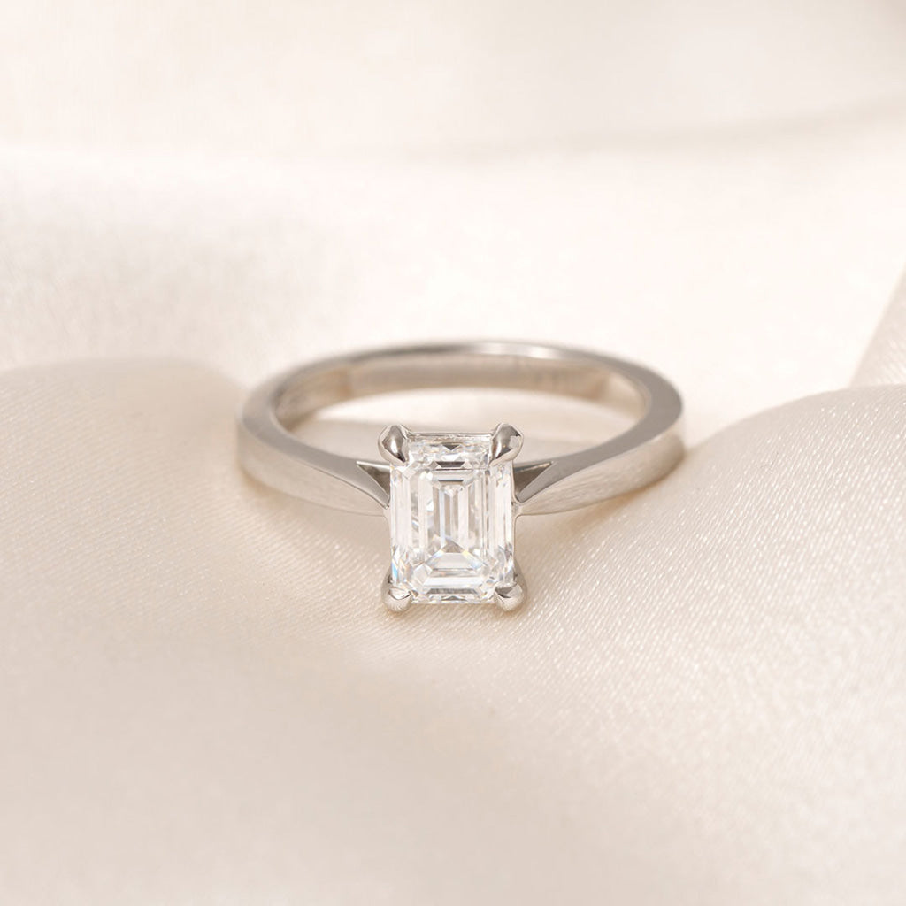 APOLLO 1.50ct | Emerald Cut Solitaire Lab Grown Diamond
