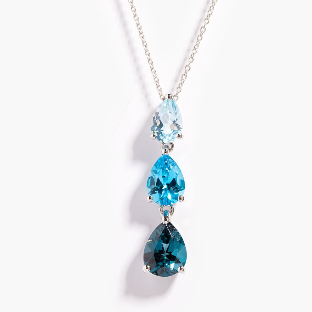 Aquarius Blue Topaz necklace
