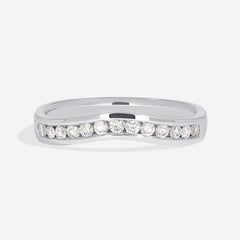 Arabella | Diamond Wedding Ring - 18ct White Gold