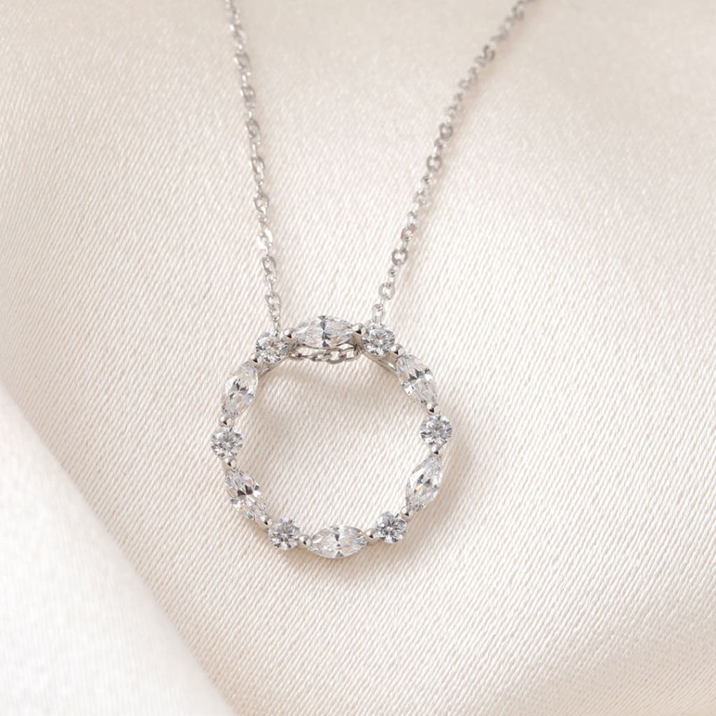 Arc of Light Necklace | 9ct White Gold - Necklace