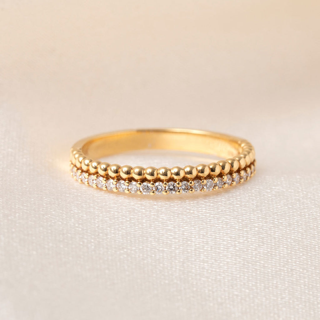 ARWEN - 18ct Gold | Diamond Wedding Ring