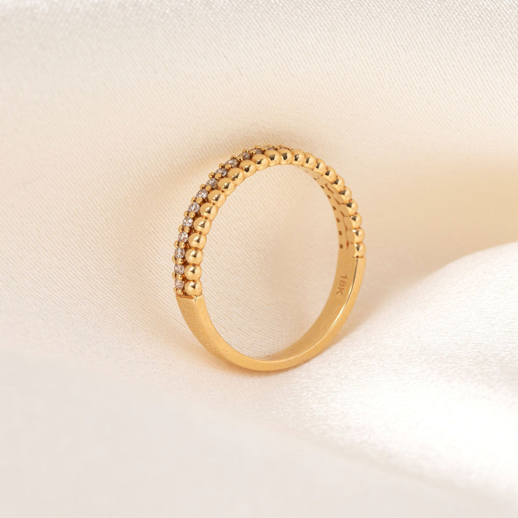 ARWEN 18ct Gold | Diamond Wedding Ring M Rings