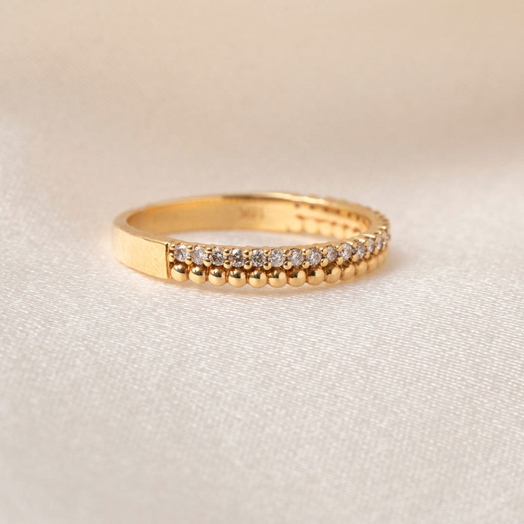 ARWEN 18ct Gold | Diamond Wedding Ring M Rings