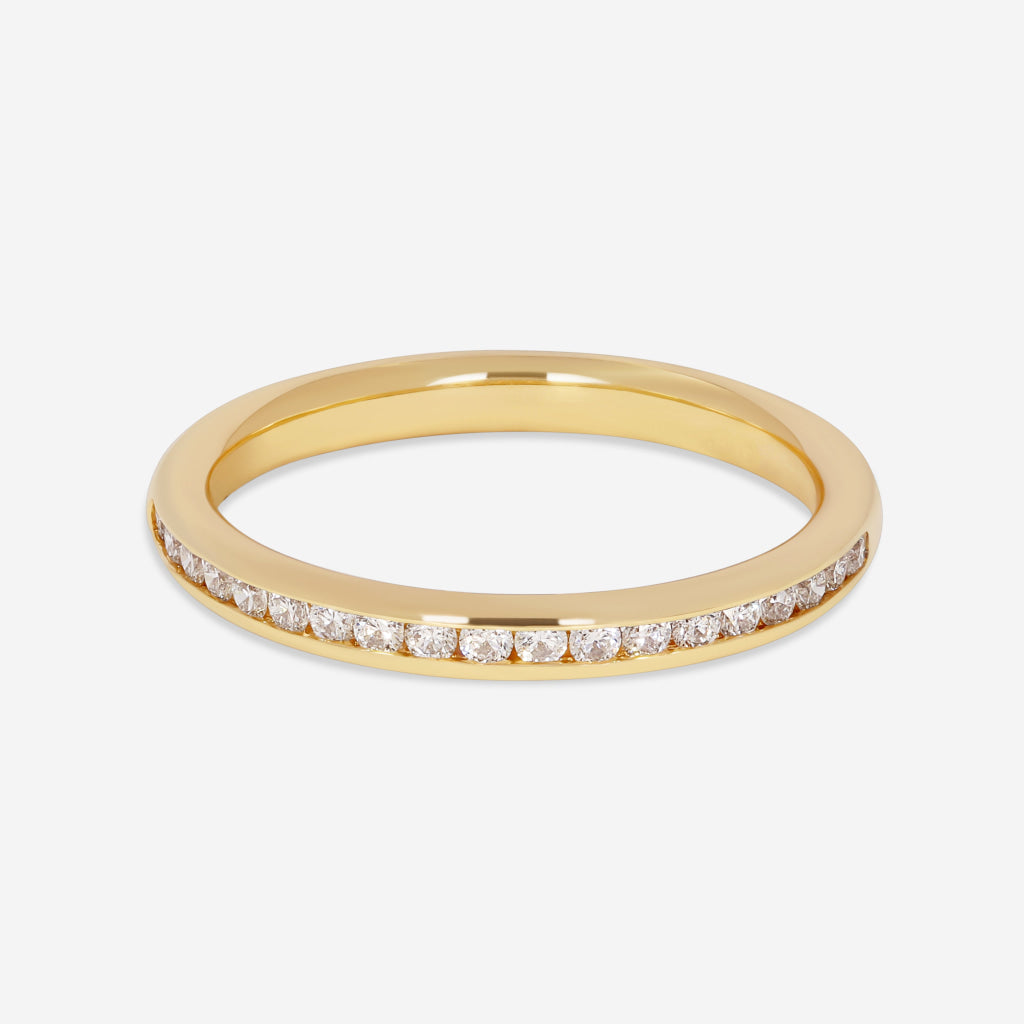 ASPEN | Natural Diamond Wedding Ring in 18ct Gold