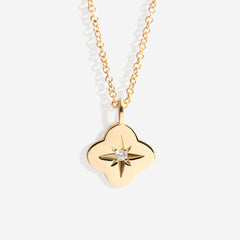 10ct gold diamond necklace