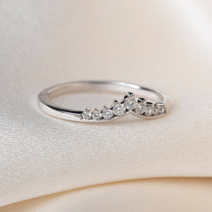 ASTRAL 0.15ct | Natural Diamond Wedding Ring in 18ct White Gold