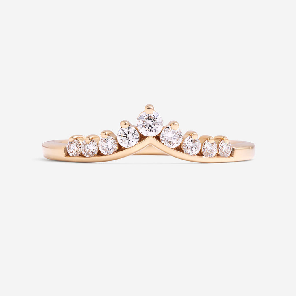 ASTRAL - 18ct Gold 0.25ct | Diamond Wedding Ring - Rings