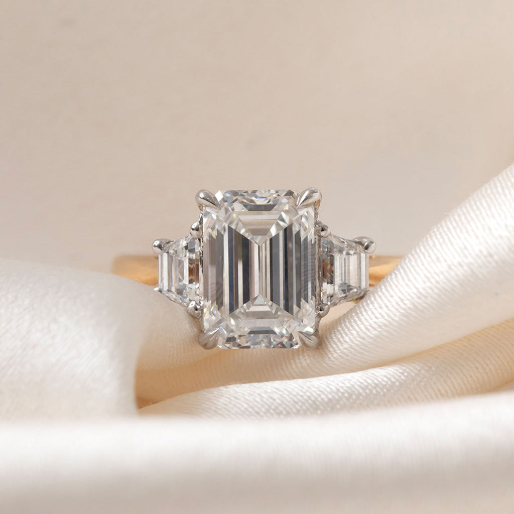 ASTRID 3.50ct | Emerald Cut Solitaire Lab Grown Diamond