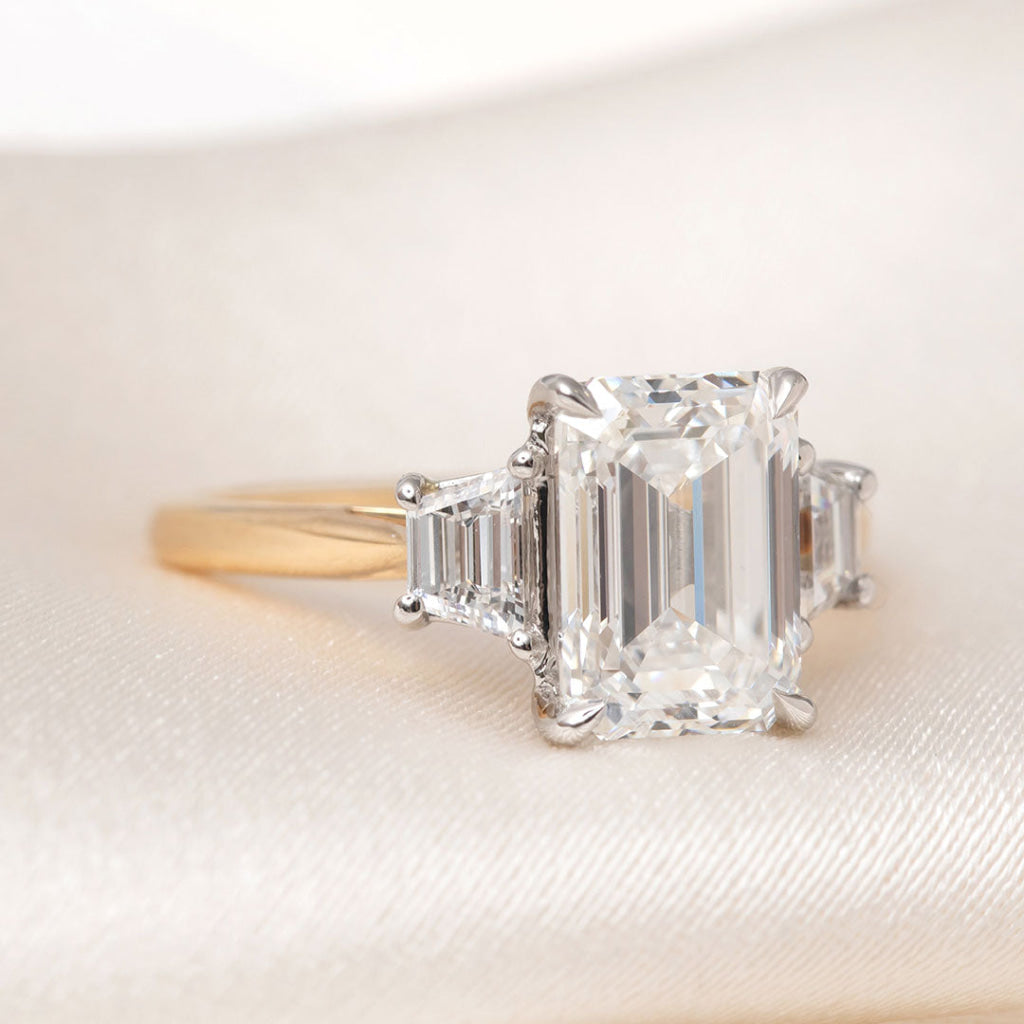 ASTRID 3.50ct | Emerald Cut Solitaire Lab Grown Diamond