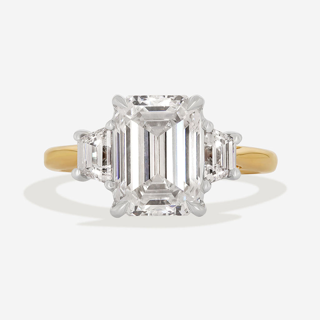ASTRID 3.50ct | Emerald Cut Solitaire Lab Grown Diamond