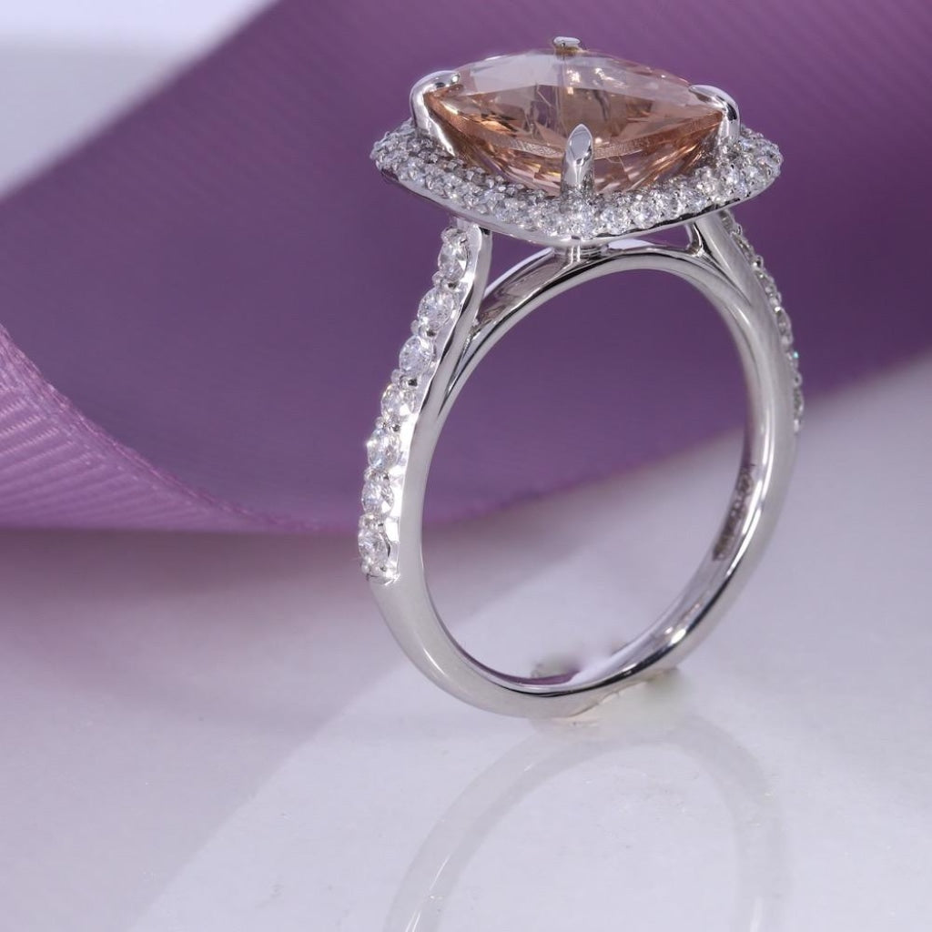 ATTICUS | Diamond & Morganite Ring - Rings