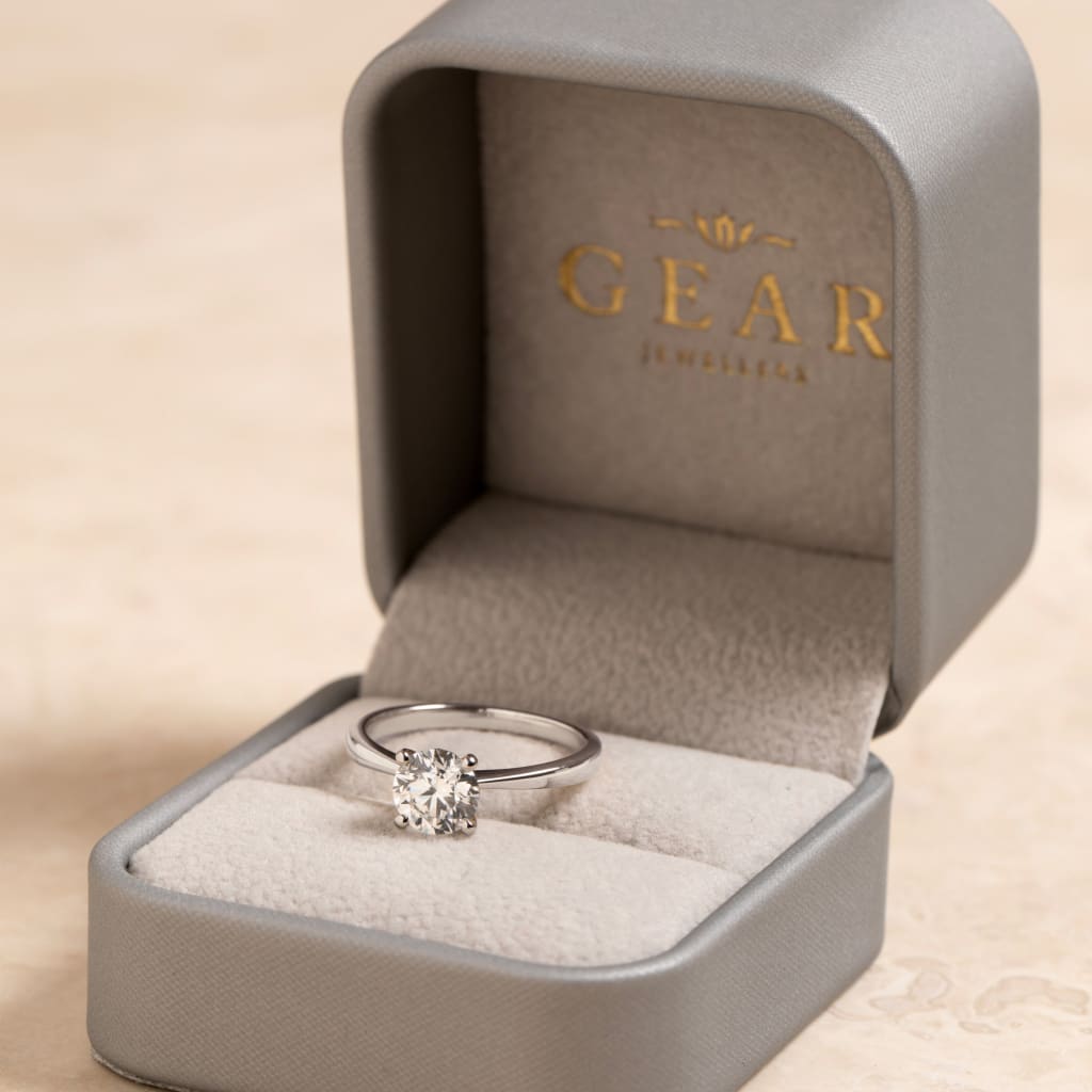 AURIC 1.20ct | Round Solitaire Lab Grown Diamond Engagement