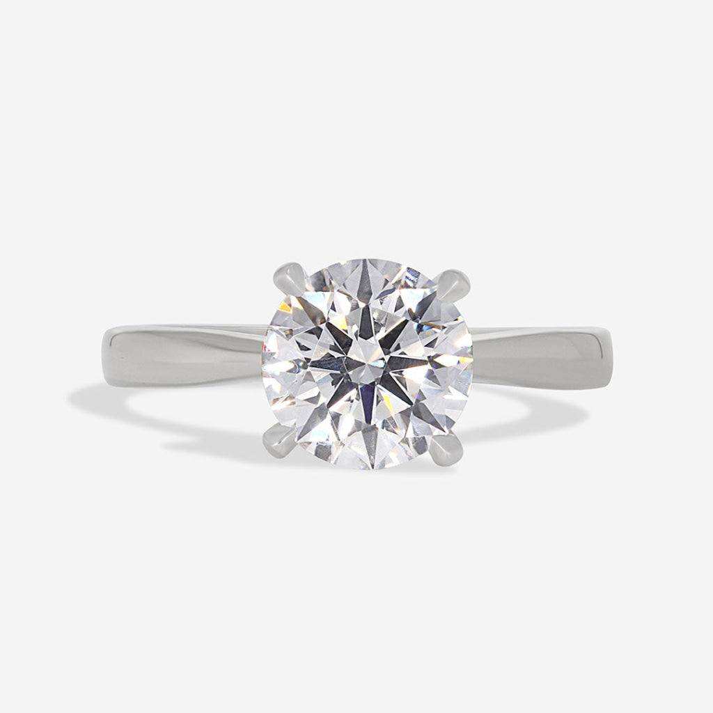 Auric Platinum 1.51ct Lab Grown Diamond Engagement Ring
