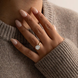 AURIC 2.50ct | Round Solitaire Lab Grown Diamond Engagement Ring in 18ct Gold