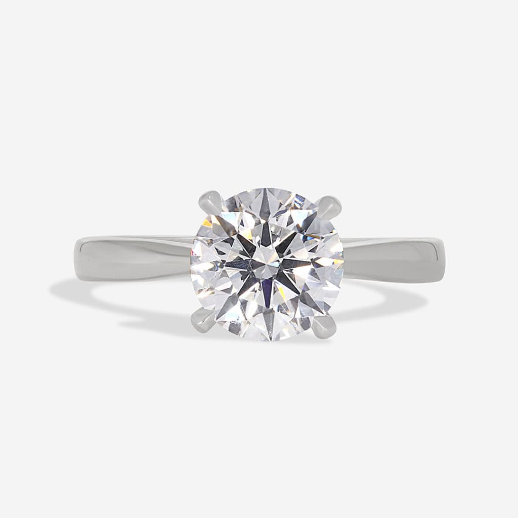 AURIC 1.50ct | Round Solitaire Lab Diamond Set in Platinum
