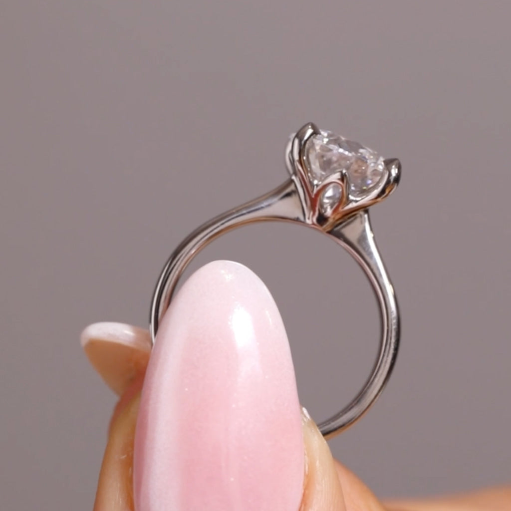 AURIC 2.50ct | Round Solitaire Lab Diamond Set in Platinum
