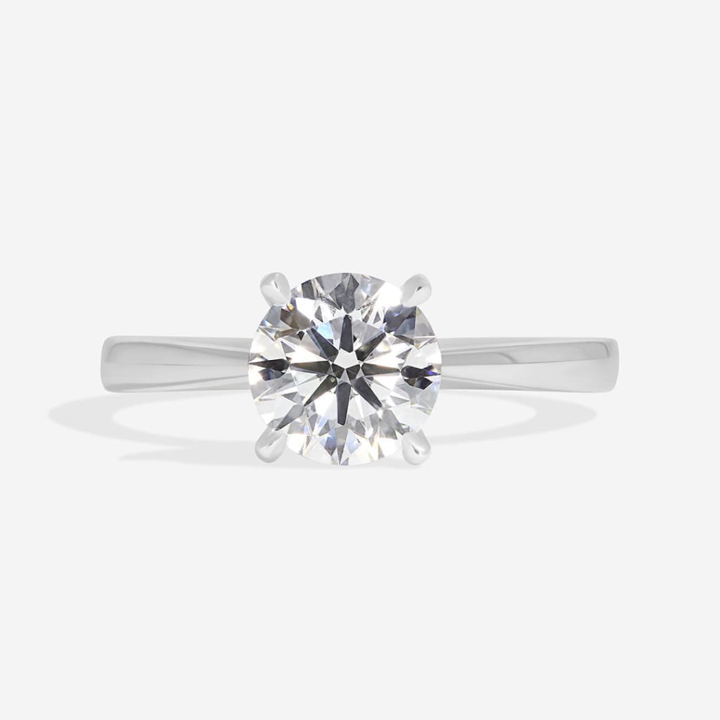 Auric Platinum 1.20ct Lab Grown Engagement Ring