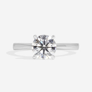 AURIC 1.20ct | Round Solitaire Lab Grown Diamond Engagement Ring in Platinum