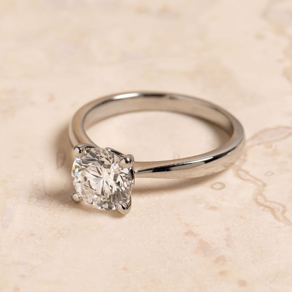 AURIC Platinum 1.70ct | Diamond Engagement Ring Lab Grown