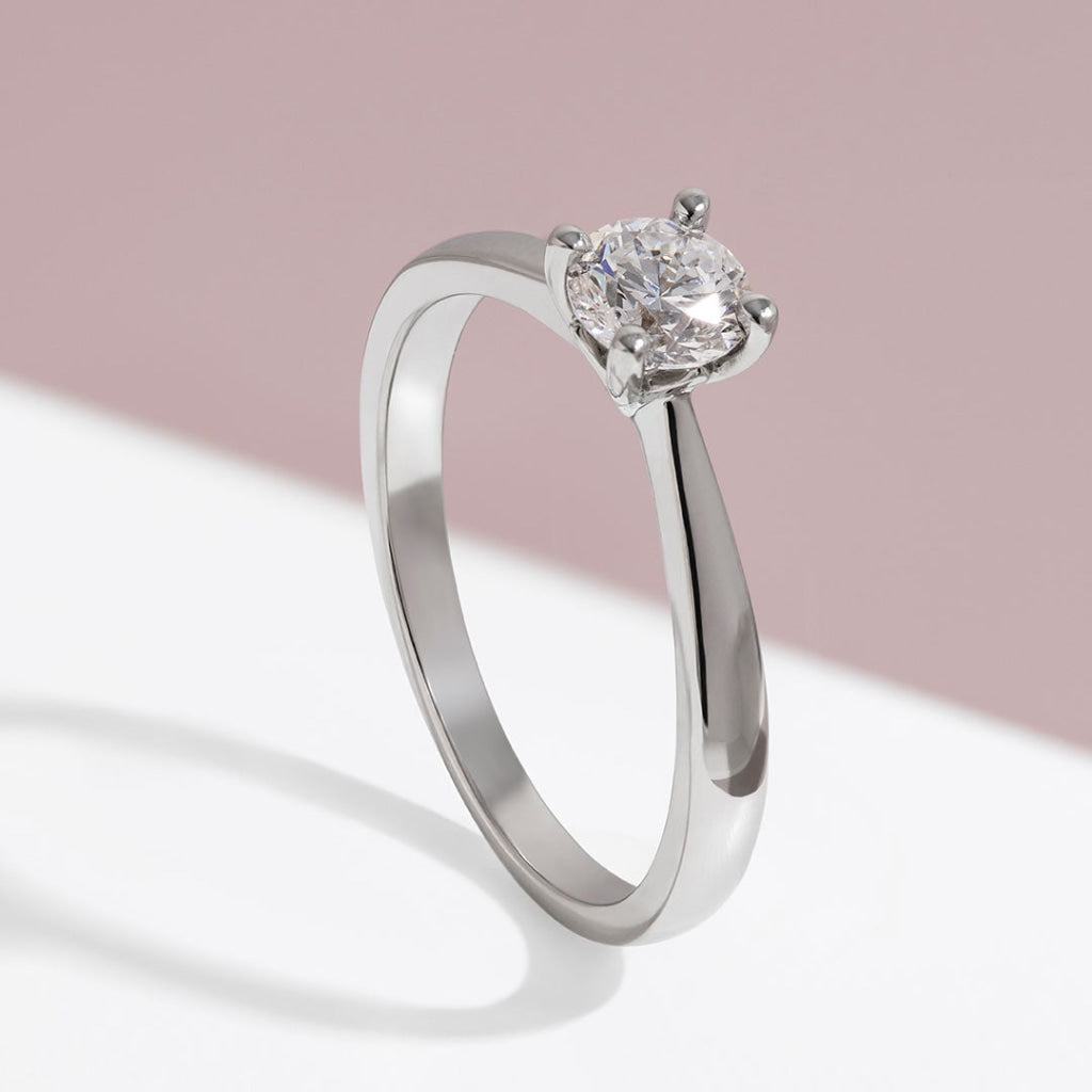 Auric Platinum Lab Grown Diamond Engagement Ring New