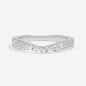 AVANTIA | Diamond Wedding Ring in 18ct White Gold