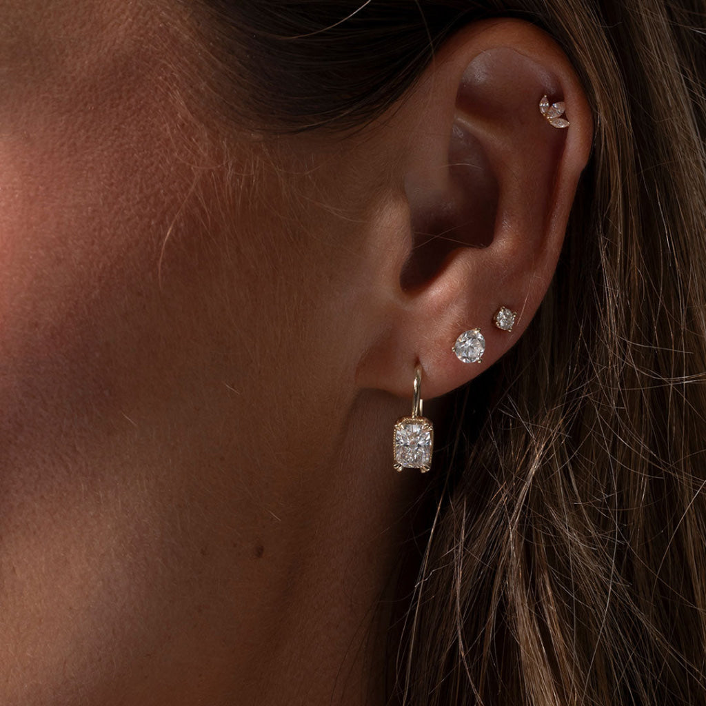 Aveline | Lab Grown Diamond Drop Earrings in 9ct Gold