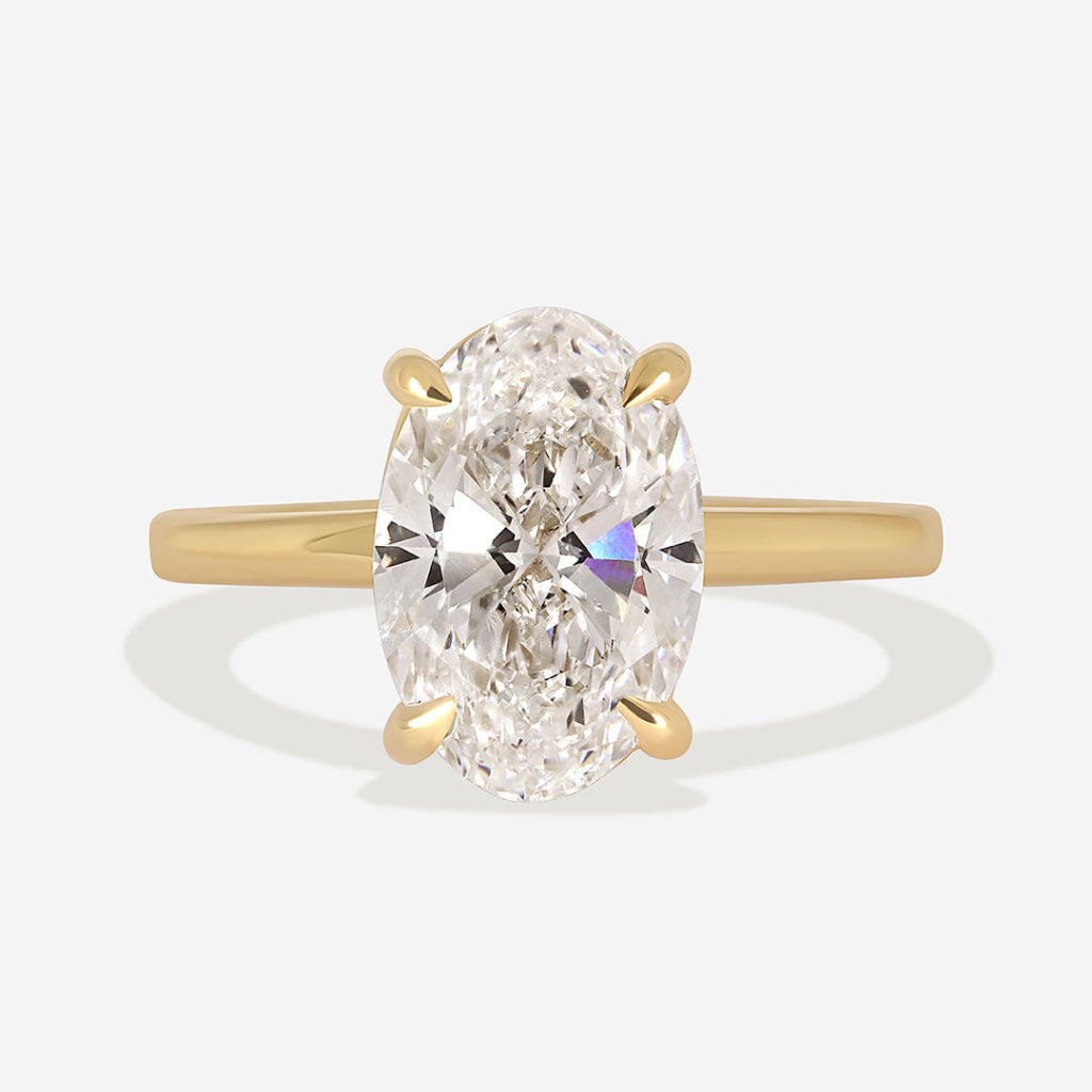 AVOCA 2.50ct | Oval Solitaire Lab Grown Diamond Engagement