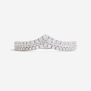 AZALEA | Natural Diamond Wedding Ring in 18ct White Gold
