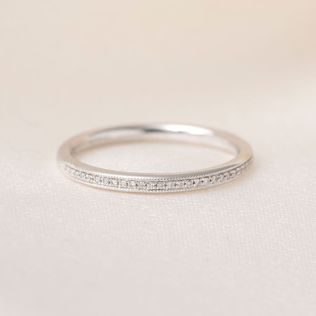 BABYLON | Diamond Wedding Ring in 18ct White Gold Rings