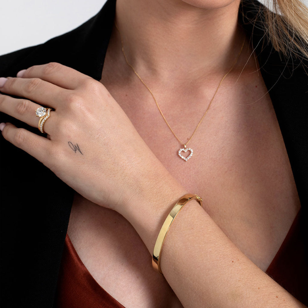 Balanced Bangle | 9ct Gold - Bracelet