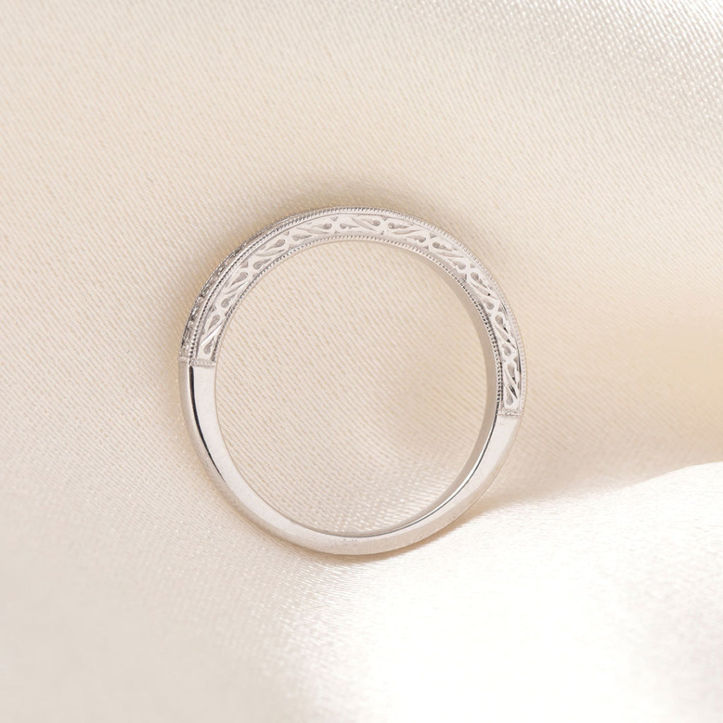 BALTIA | Diamond Wedding Ring in 18ct White Gold M Rings
