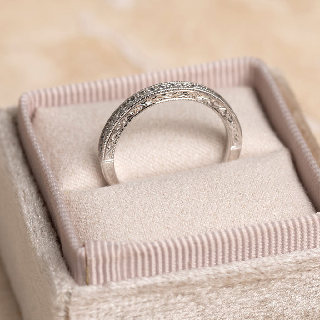 BALTIA | Diamond Wedding Ring in 18ct White Gold M Rings