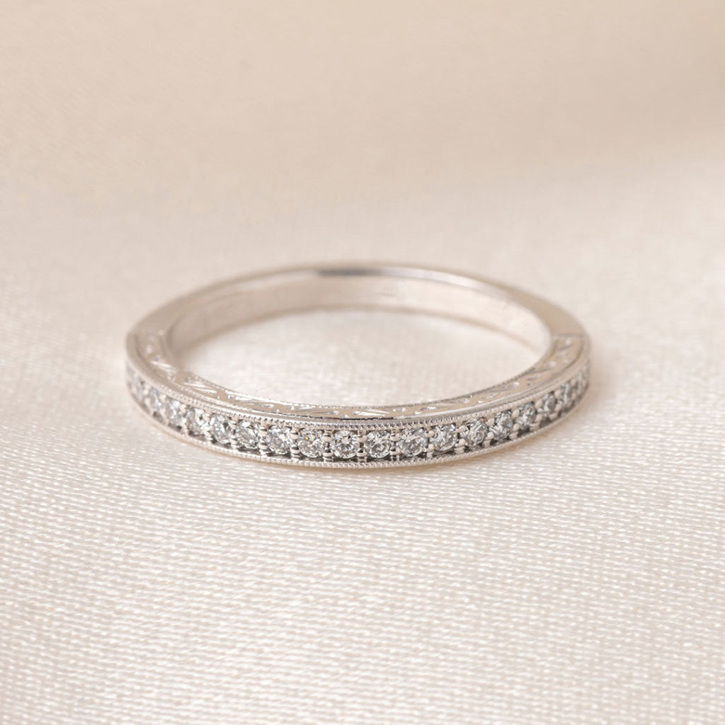 BALTIA | Diamond Wedding Ring in 18ct White Gold M Rings
